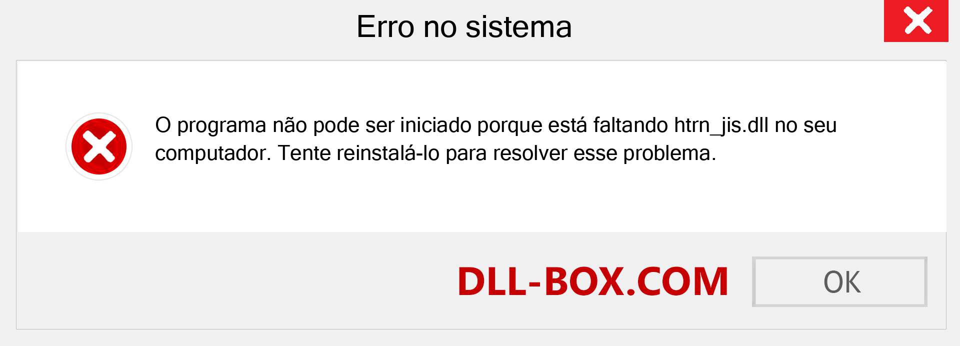 Arquivo htrn_jis.dll ausente ?. Download para Windows 7, 8, 10 - Correção de erro ausente htrn_jis dll no Windows, fotos, imagens